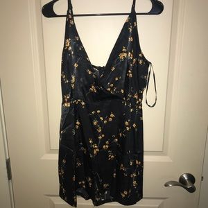 Navy never worn romper